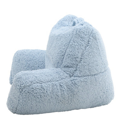 icon Teddy Bear Cuddle Cushion Blue Reading Support Pillow