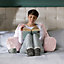 icon Teddy Bear Cuddle Cushion Pink Reading Support Pillow