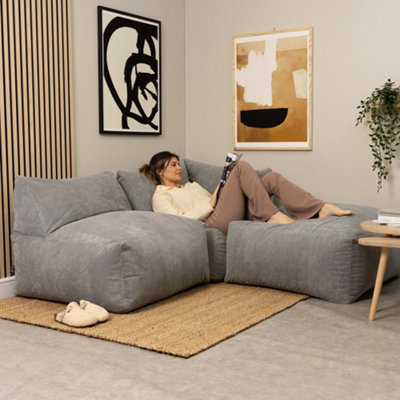 Modular deals grey couch