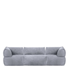 icon Tetra Fine Cord Charcoal Grey Modular Sofa Set (3 individual sections) - Combination Two