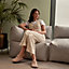 icon Tetra Indoor Outdoor Modular Bean Bag Grey Floor Corner Sofa - Combination 9, 6pc