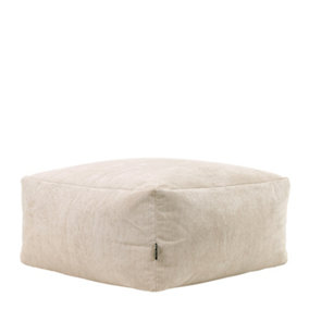 icon Tetra Natural Corduory Floor Sofa Bean Bag Extra Large Pouffe Section