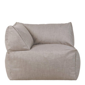 icon Tetra Outdoor Floor Sofa Bean Bag Corner Section Chair Grey