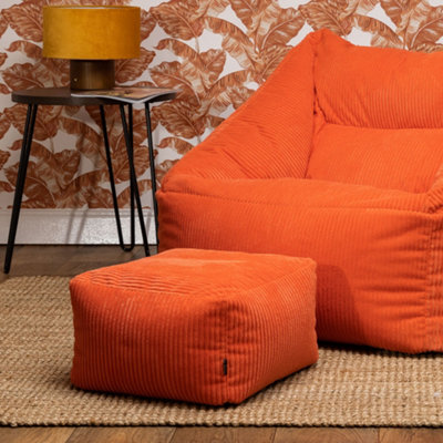 Burnt deals orange pouffe