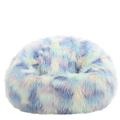 Unicorn faux discount fur bean bag