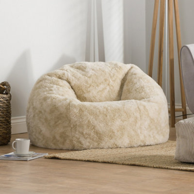 Cream fluffy online chair