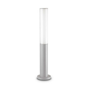 Ideal Lux Etere Integrated LED Outdoor Bollard Anthracite Grey 1150Lm 3000K IP44