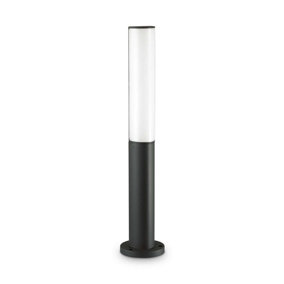 Ideal Lux Etere Integrated LED Outdoor Bollard Black 1150Lm 3000K IP44