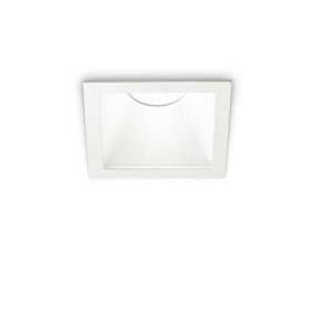 Ideal Lux Game Integrated LED Square Recessed Downlight White 1100Lm 3000K