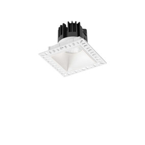 Ideal Lux Game Integrated LED Trimless Square Recessed Downlight White 1100Lm 3000K