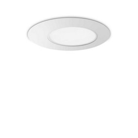 Ideal Lux Iride Integrated LED Decorative Flush Ceiling Light White 1850Lm 3000K