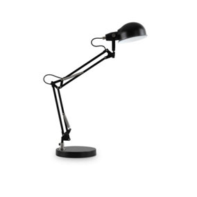 Ideal Lux Johnny Desk Task Lamp Black