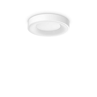 Ideal Lux Planet Integrated LED Semi Flush Light White 1550Lm 3000K