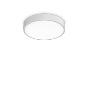 Ideal Lux Ray Integrated LED Semi Flush Light White 4050Lm 3000-4000K IP44