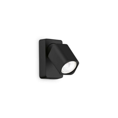 Ideal Lux Rudy Single Spotlight Black