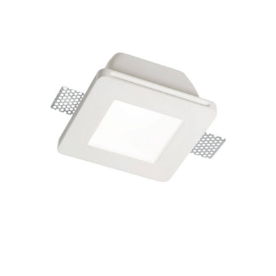 Ideal Lux Samba 1 Light Large Recessed Spotlight White