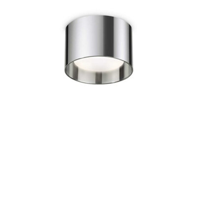 Ideal Lux Spike Round Surface Mounted Downlight Chrome
