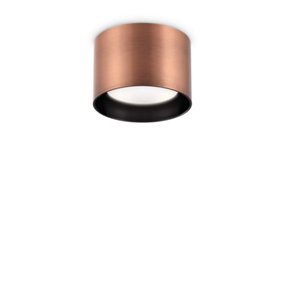 Ideal Lux Spike Round Surface Mounted Downlight Copper