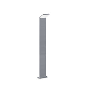 Ideal Lux Style Integrated LED 100cm Outdoor Bollard Grey 1050Lm 3000K IP54