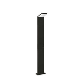 Ideal Lux Style Integrated LED Outdoor Bollard Black 1100Lm 4000K IP54