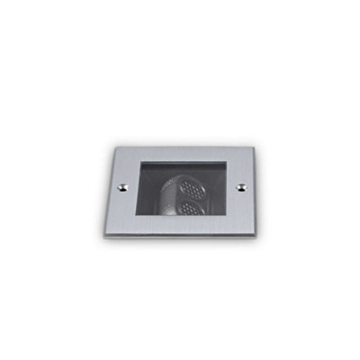 Ideal Lux Taurus Integrated LED Outdoor Recessed Ground Light Square Steel 420Lm 3000K IP67