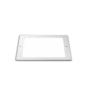 Ideal Lux Taurus Integrated LED Outdoor Recessed Ground Light Wide Square Steel 1750Lm 3000K IP67