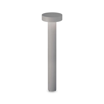 Ideal Lux Tesla 4 Light 80cm Outdoor Bollard Grey IP44