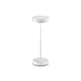 Ideal Lux Toffee Integrated LED Outdoor Portable Lamp White 230Lm 3000K IP54