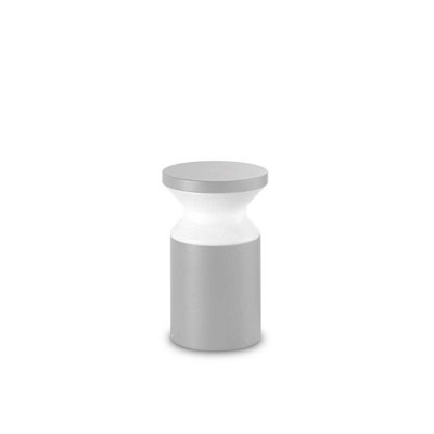 Ideal Lux Torre Outdoor Pedestal Light Grey IP44