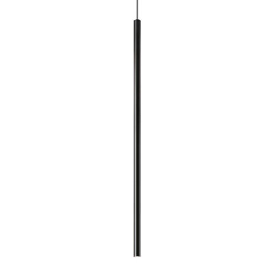 Ideal Lux Ultrathin Integrated LED Slim 100cm Pendant Ceiling Light Matte Black 1150Lm 3000K