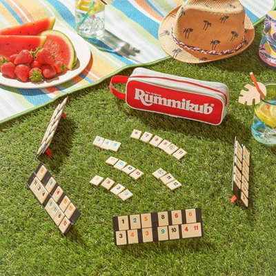 Jeu De Voyage Adulte Rummikub Chiffres Version FR - Trousse Nomade Édition Voyage 2-4 Joueurs