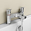 Ideal Standard Ceraflex Dual Control Bath Shower Mixer Tap, B1823AA, Chrome