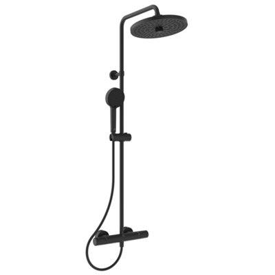 Ideal Standard Ceratherm T25+ Thermostatic Dual Mixer Shower, Black, A7211XG