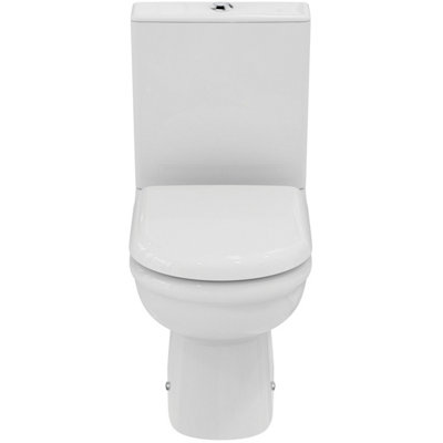 Ideal Standard Della Close Coupled Toilet with 6/4 litre cistern and soft close toilet seat