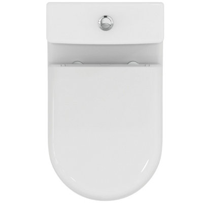 Ideal Standard Della Close Coupled Toilet with 6/4 litre cistern and soft close toilet seat - 5
