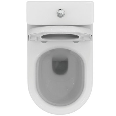Ideal Standard Della Close Coupled Toilet with 6/4 litre cistern and soft close toilet seat - 6