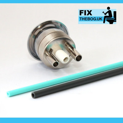 Ideal Standard E4447AA Double Échappement Bouton Poussoir Chromé/Satiné - Kit De Rechange