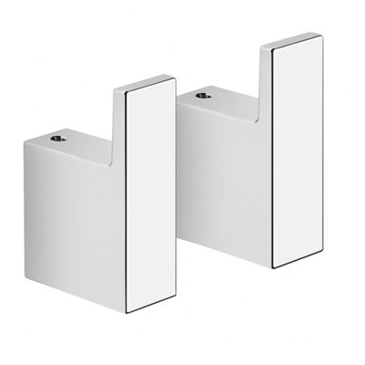 Ulsa Square Black Door Hook, SUS 304 Stainless Steel Bathroo Towel