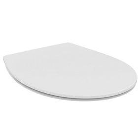 Ideal Standard Tirso Oval Soft Close Toilet Seat and Cover, E252901, White