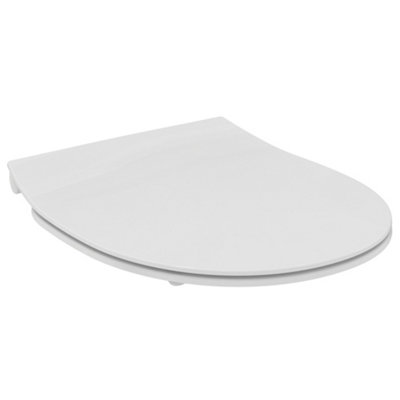 Ideal Standard Universal Soft Close Slim Toilet Seat, E3354HY, White