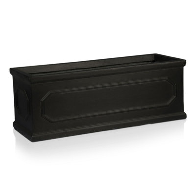 IDEALIST™ 71cm Planter Garden Trough, Faux Lead Reinforced Stone ...