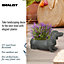 IDEALIST Animal Planter Dog Outdoor Plant Pot L50.5 W16.5 H27 cm, 8L
