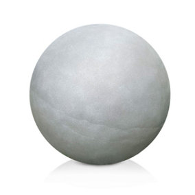 IDEALIST Concrete Effect Light Grey Outdoor Garden Decorative Ball D40 H38 cm