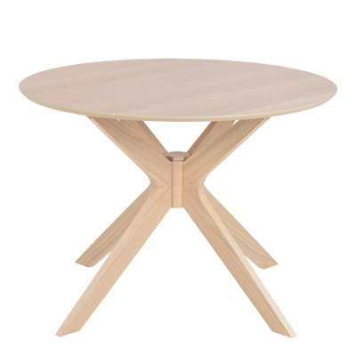 IDuncan Round Dining Table in White Oak