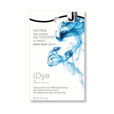 iDye Natural Royal Blue Fabric Dye for Cotton & Natural Fibres