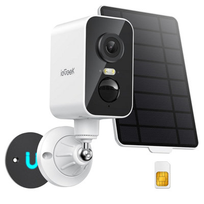 ieGeek 2K 4G Wireless Security Camera with Magnetic Mount, Solar Panel ...