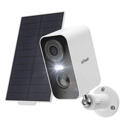 ieGeek 2K Solar-Powered Wireless Outdoor Security Camera with Color ...
