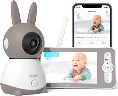ieGeek 2K Wifi Baby Monitor with Camera and Night Vision