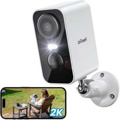 ieGeek 2K Wireless Outdoor Security Camera - Battery Powered, Weatherproof