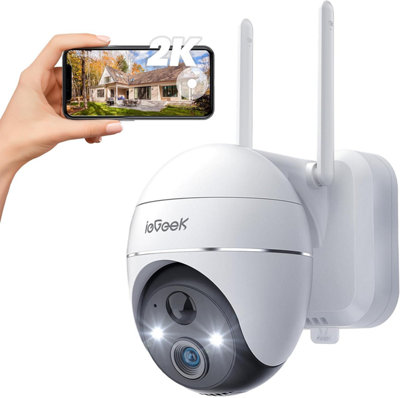 ieGeek 2K Wireless Outdoor Security Camera with 360 degrees View ...